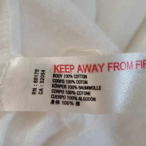 NEW Free People Movement Graphic Muscle TShirt White Cropped100% Cotton Sz S M L - Picture 8 of 8